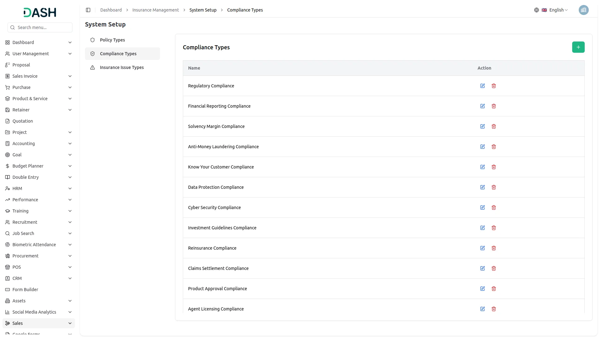 insurance management system
