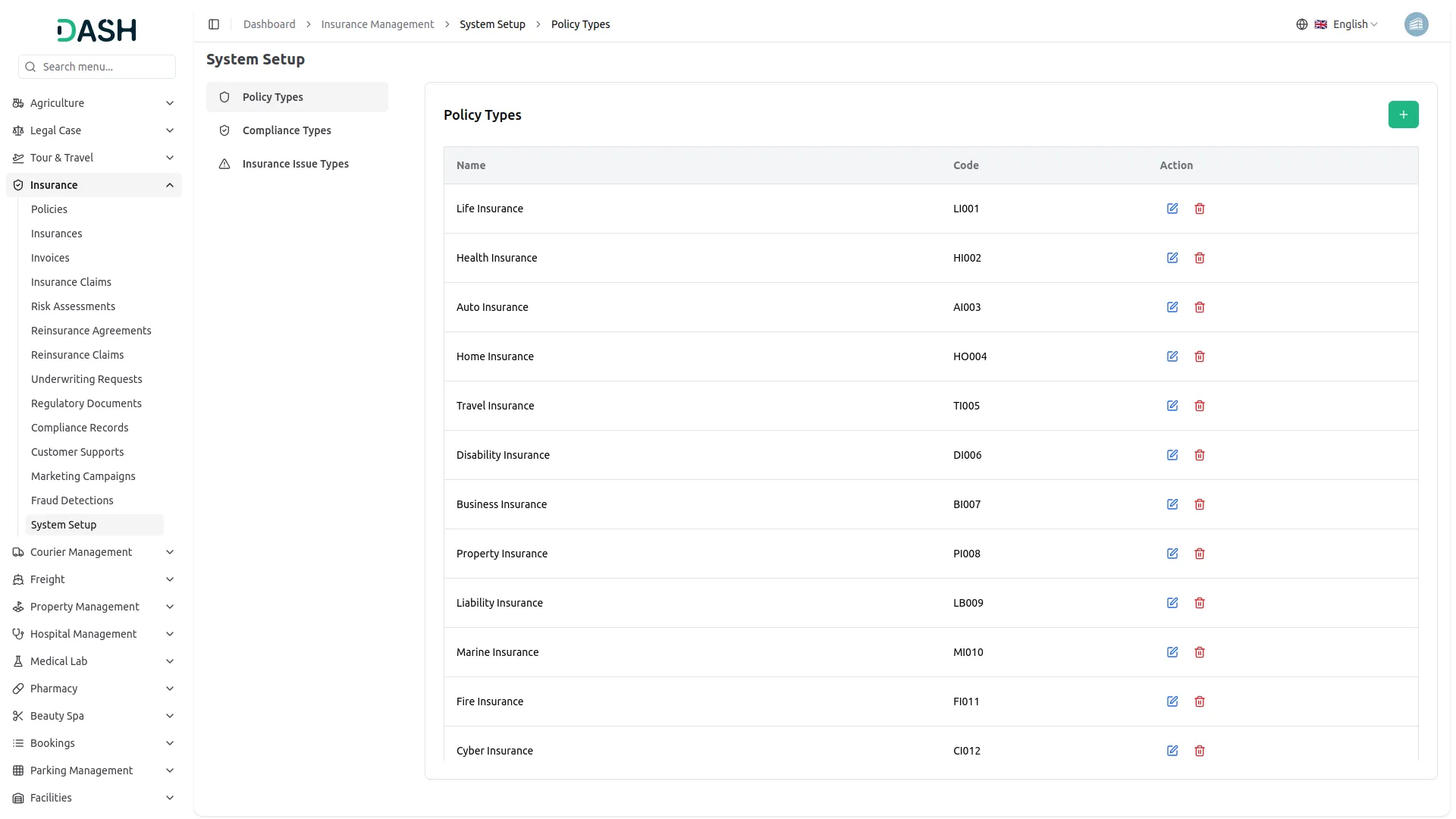 insurance management system