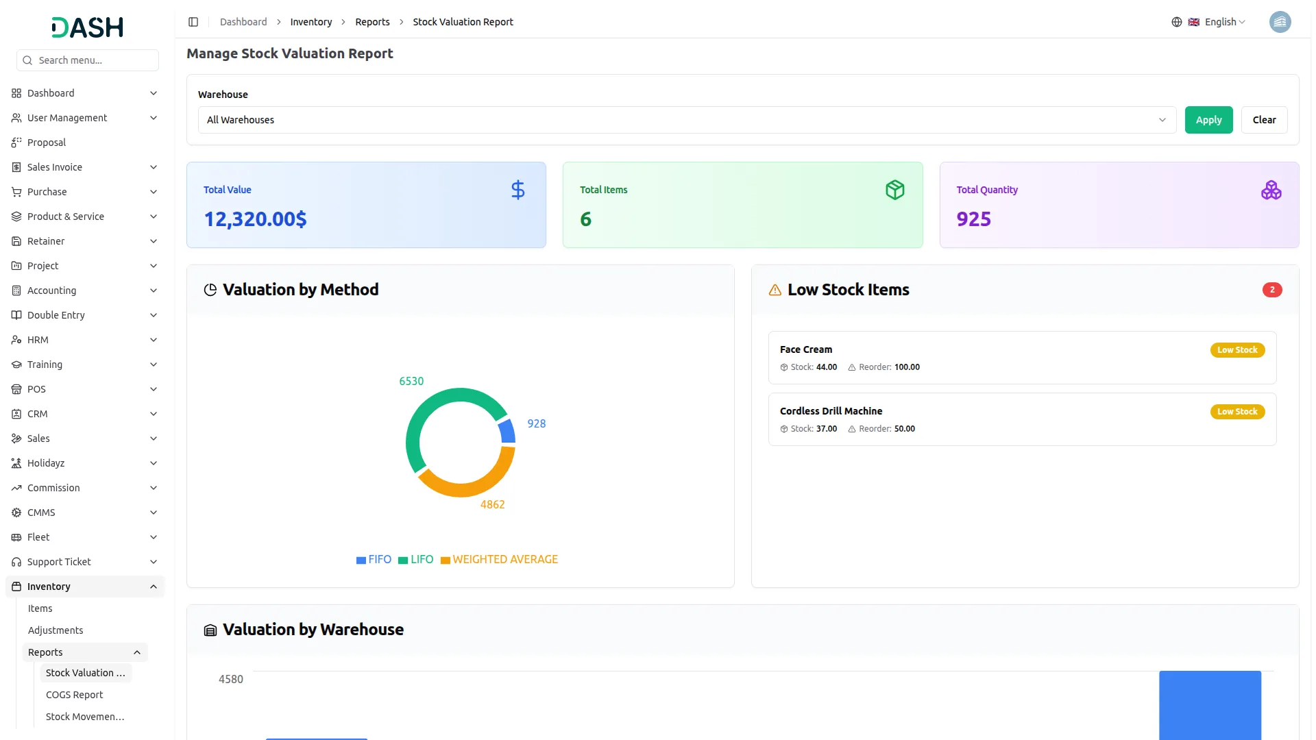 support ticket dash saas