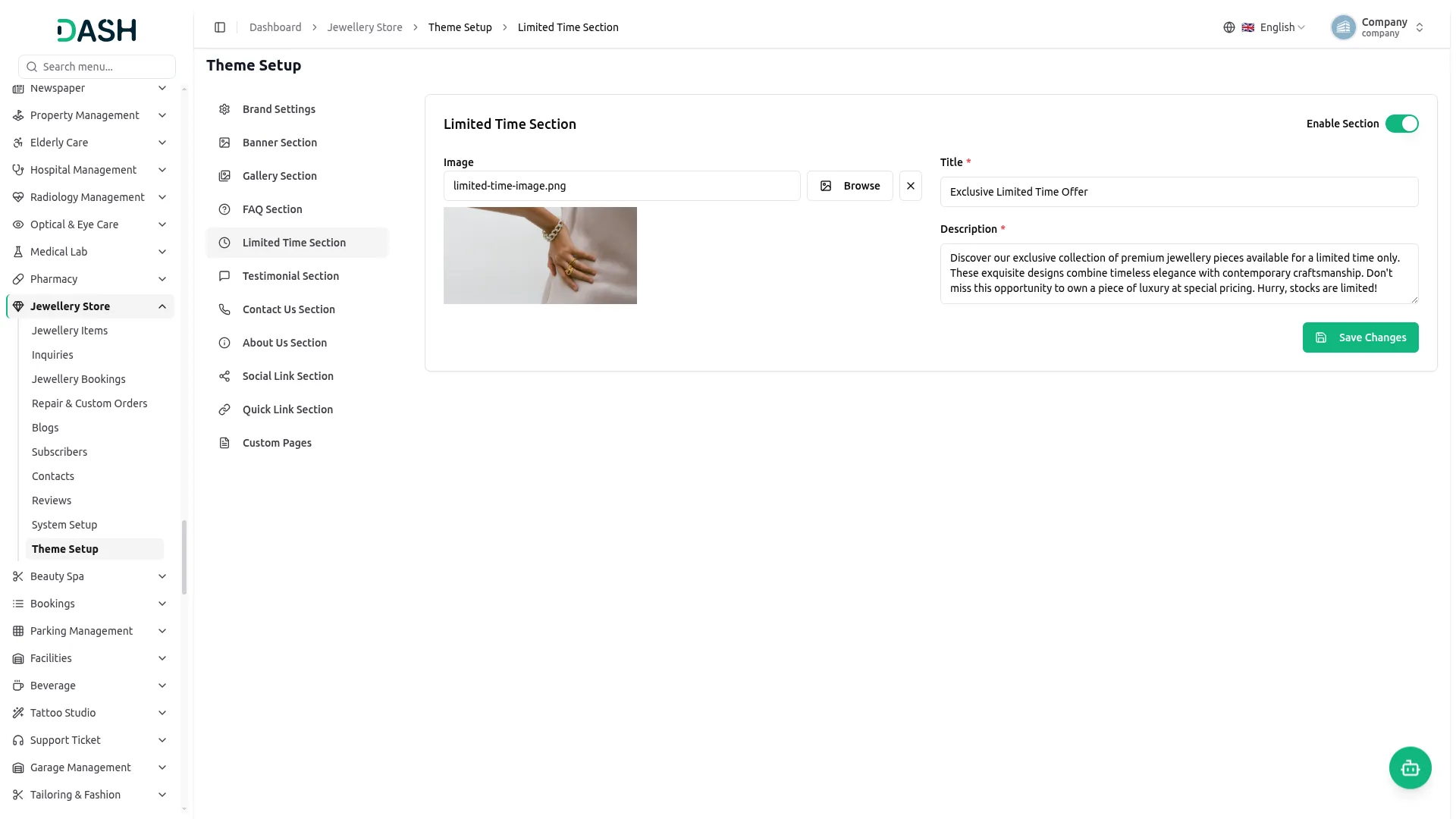 jewellery store management
