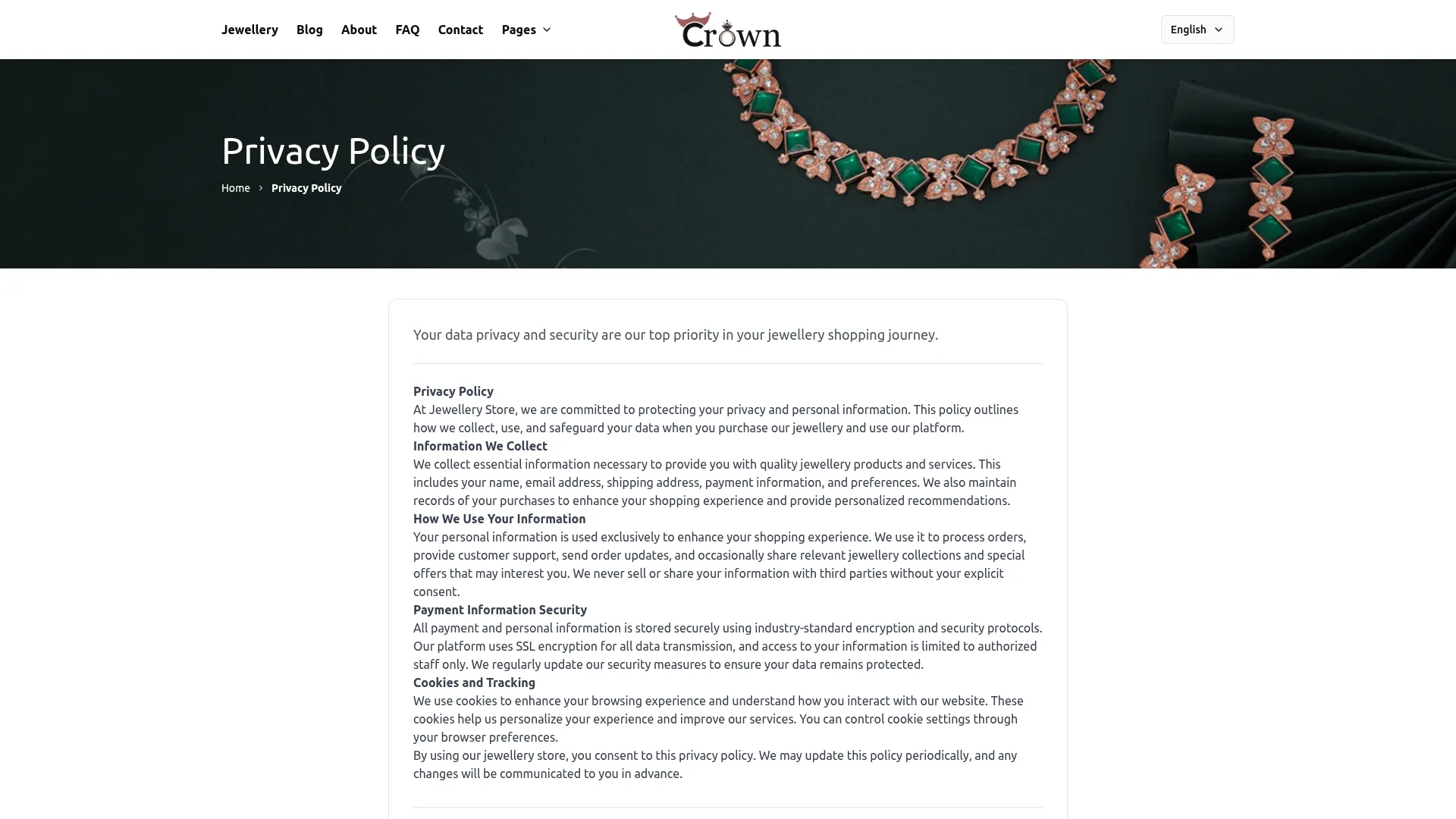 jewellery store management