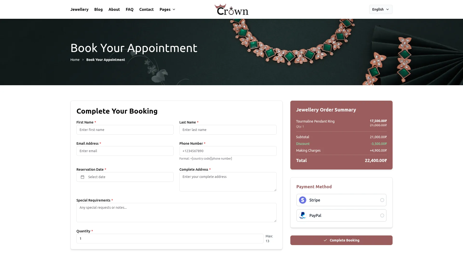 jewellery store management