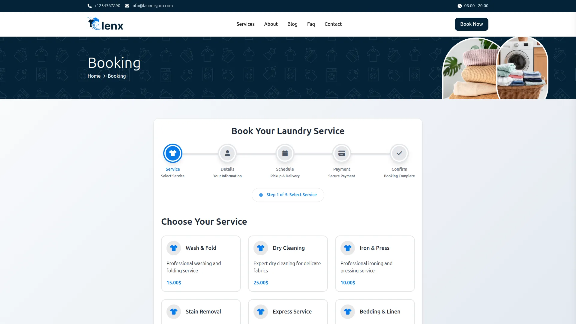laundry management integration