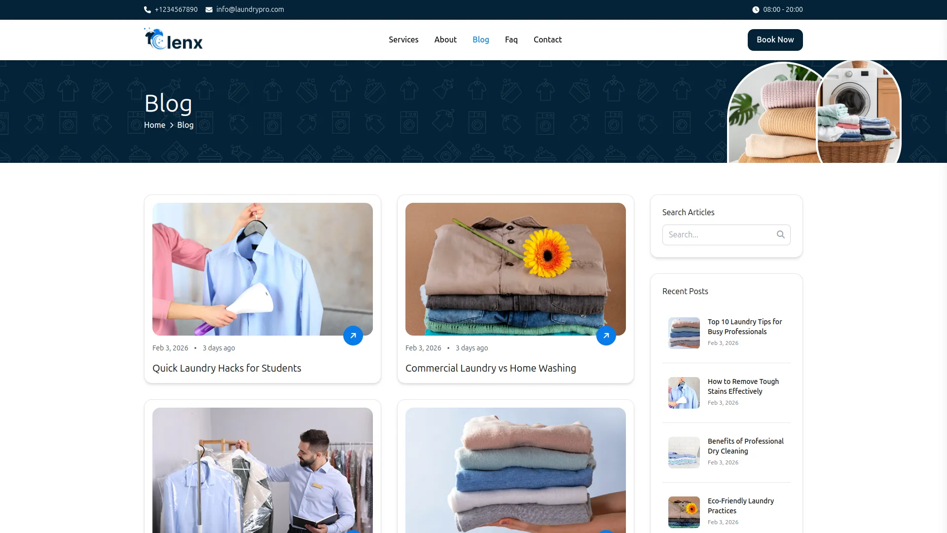 laundry management integration