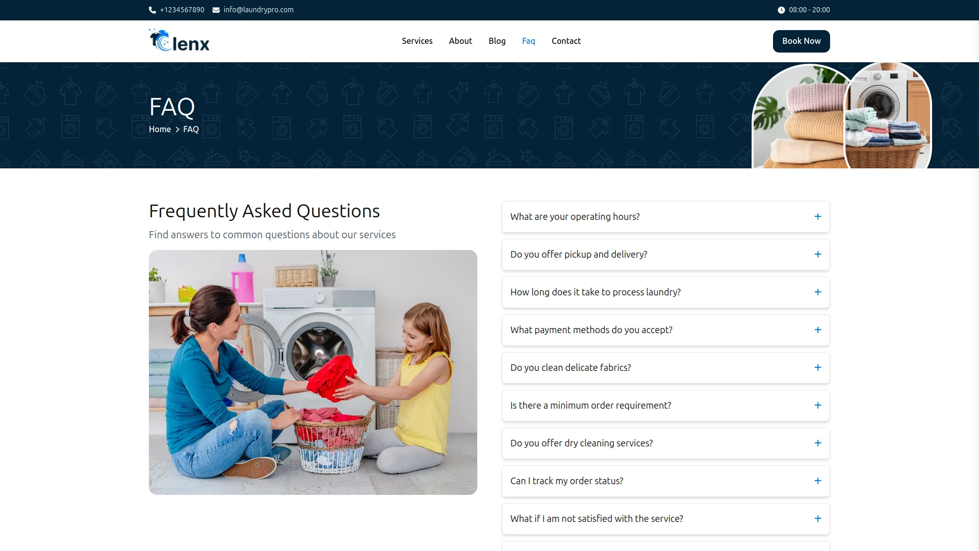laundry management integration