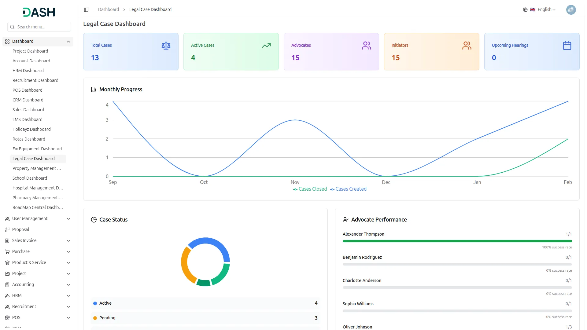 legal case management