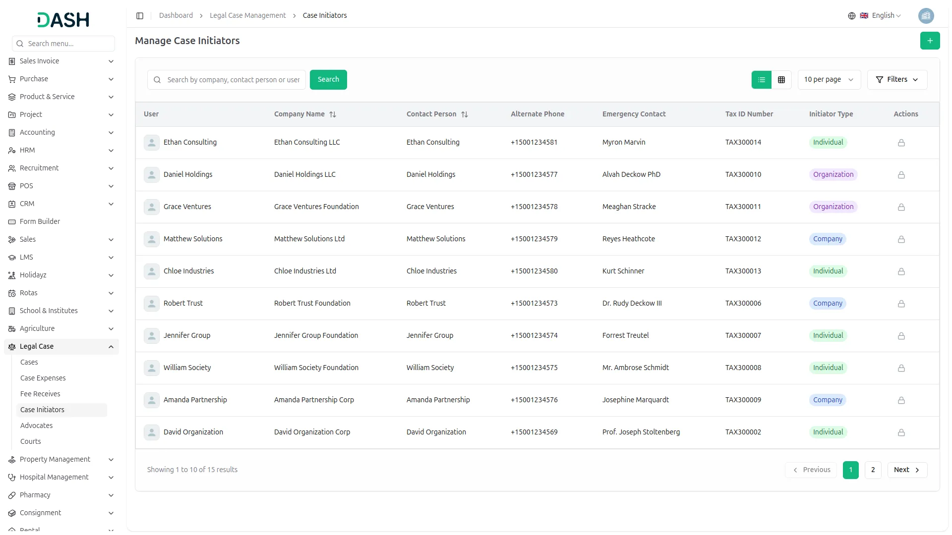 legal case management