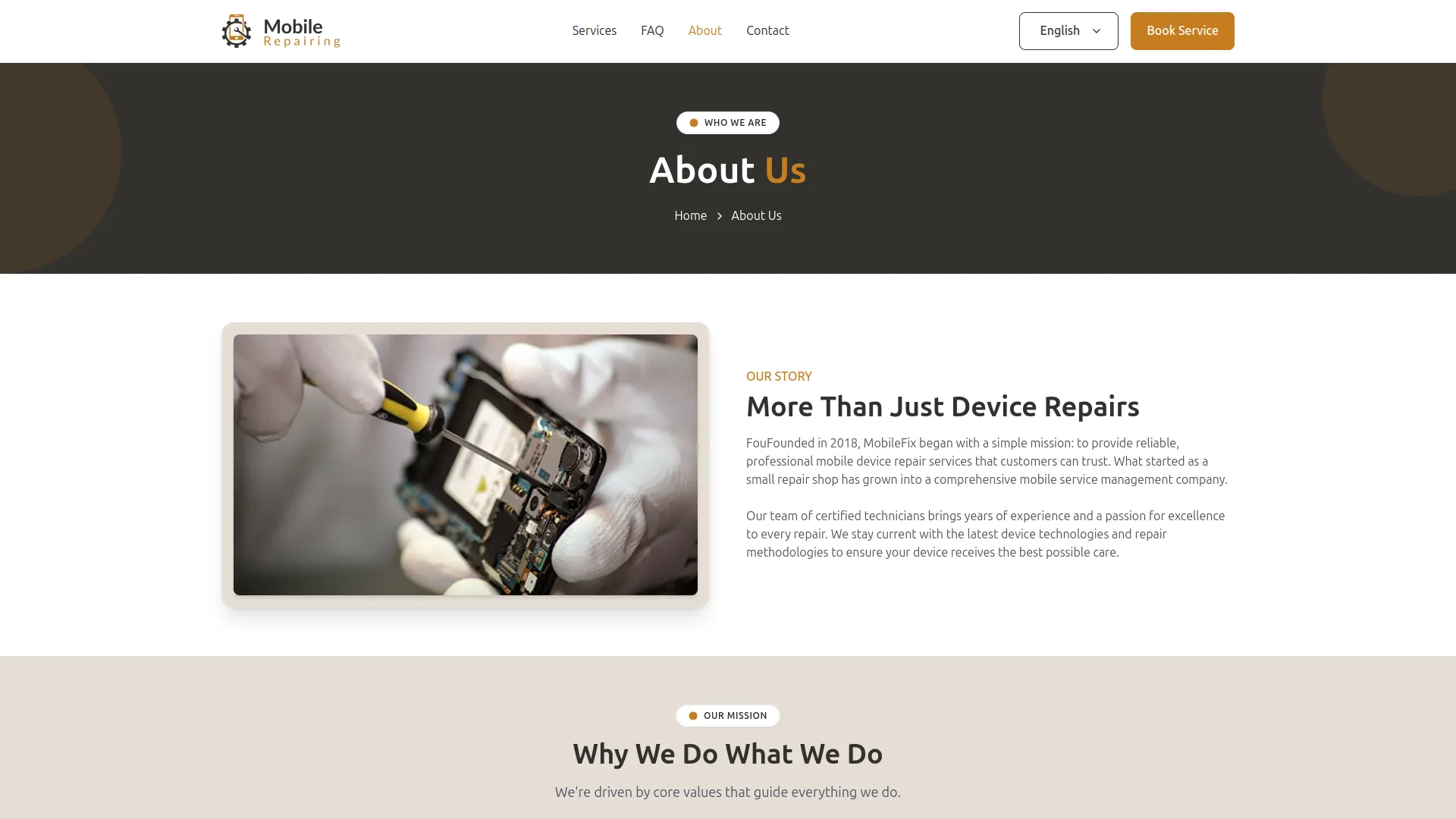 mobile service management