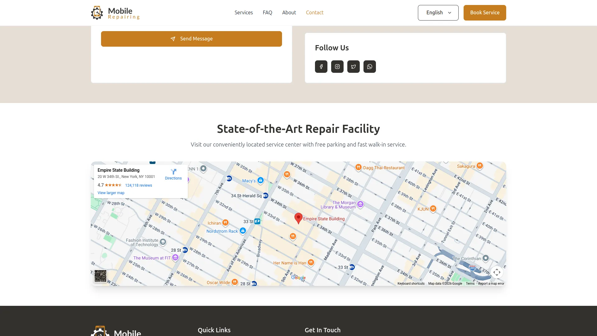 mobile service management