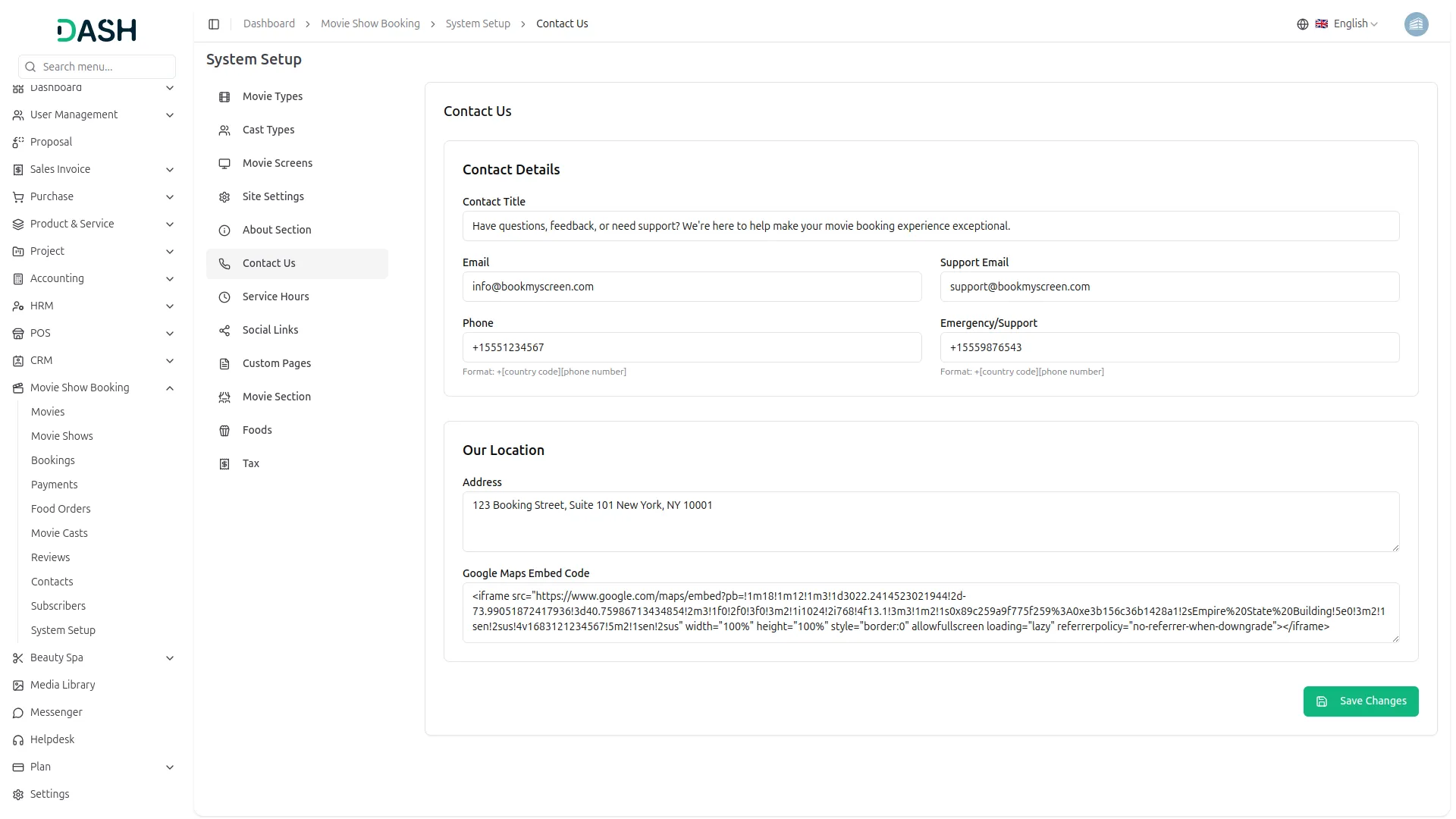 movie show booking system