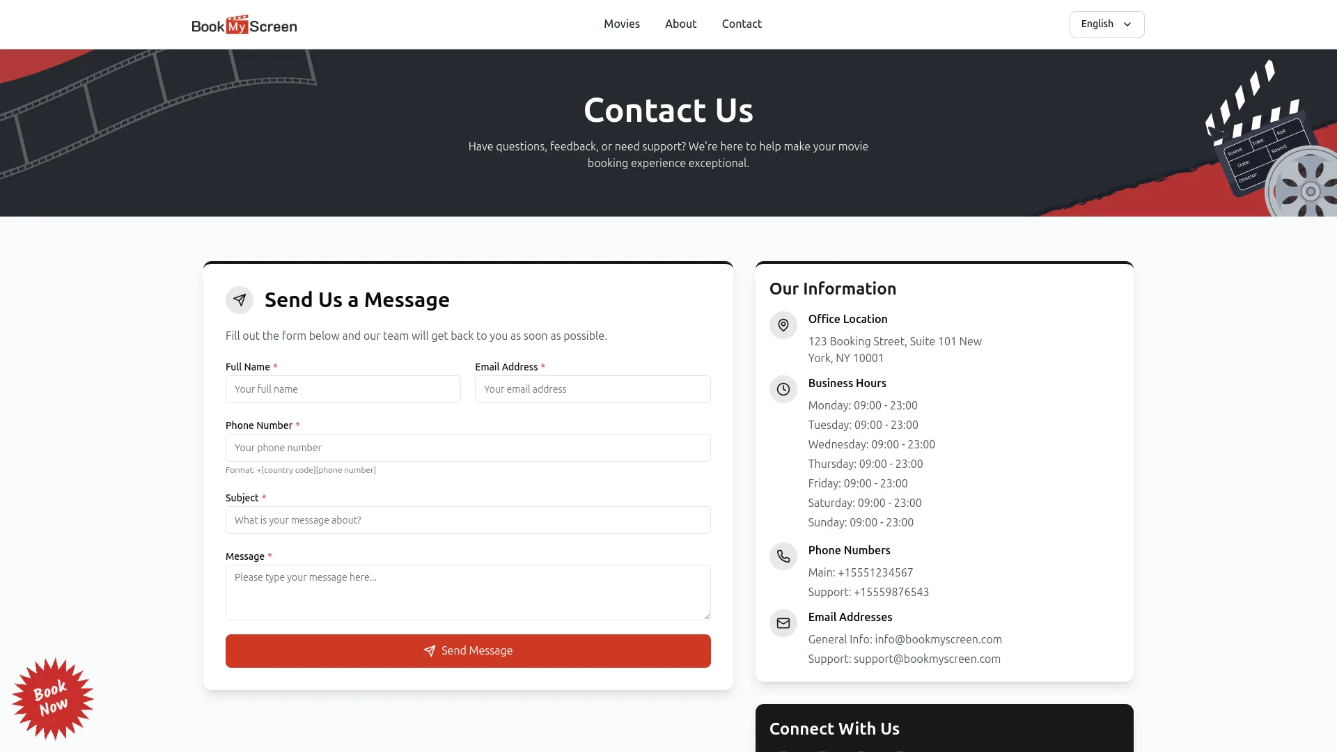 movie show booking system