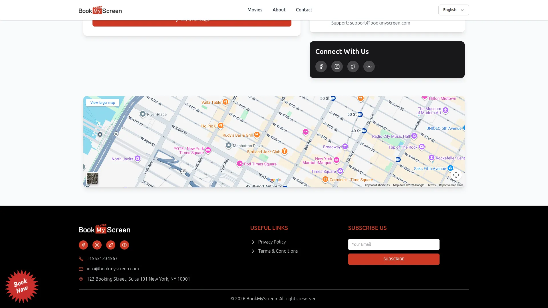 movie show booking system