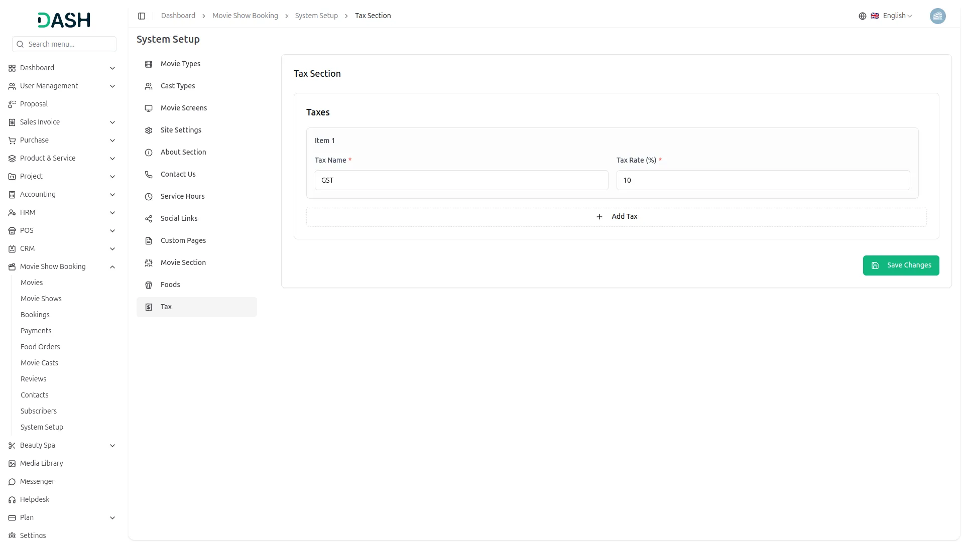 movie show booking system