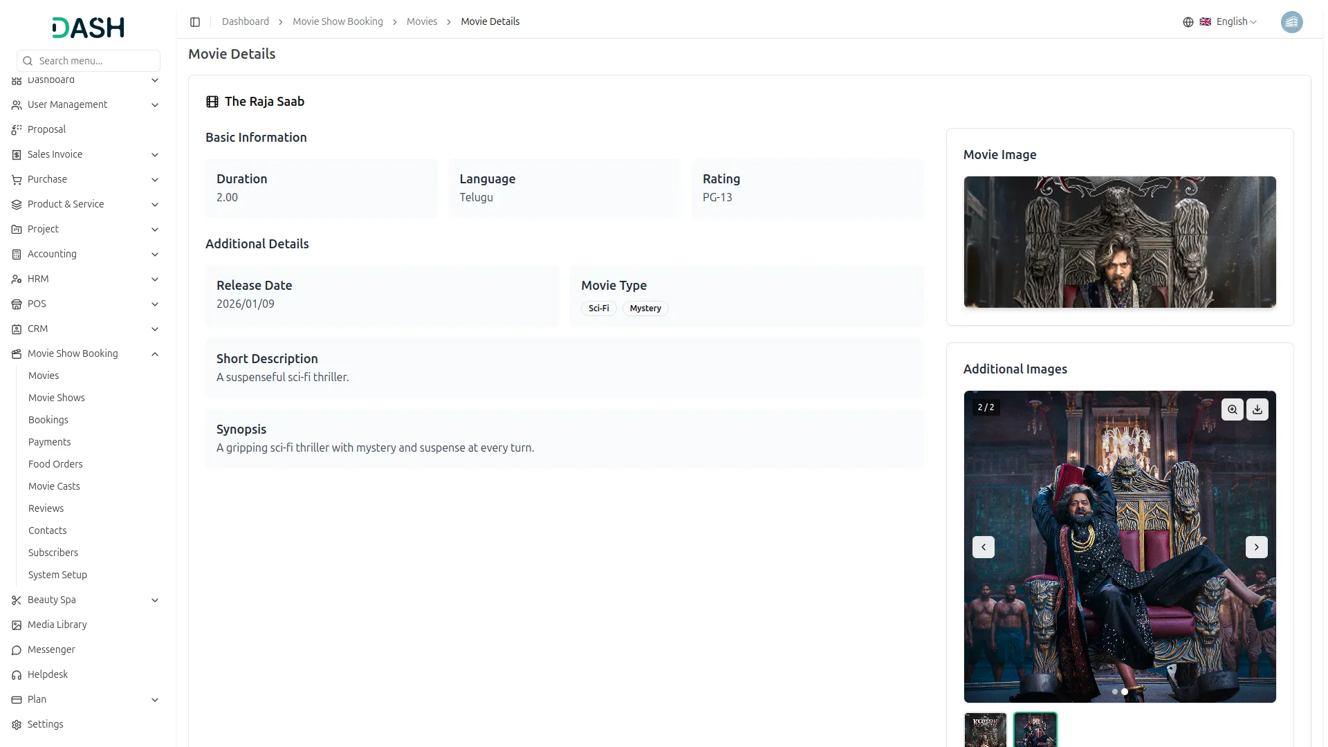 movie show booking system