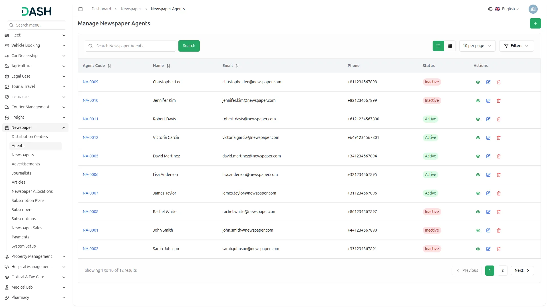 newspaper distribution