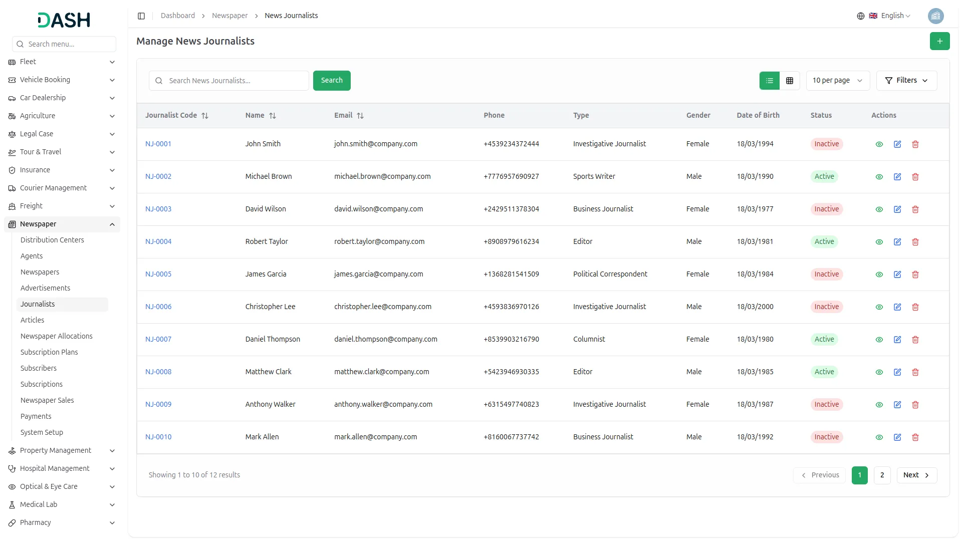 newspaper distribution