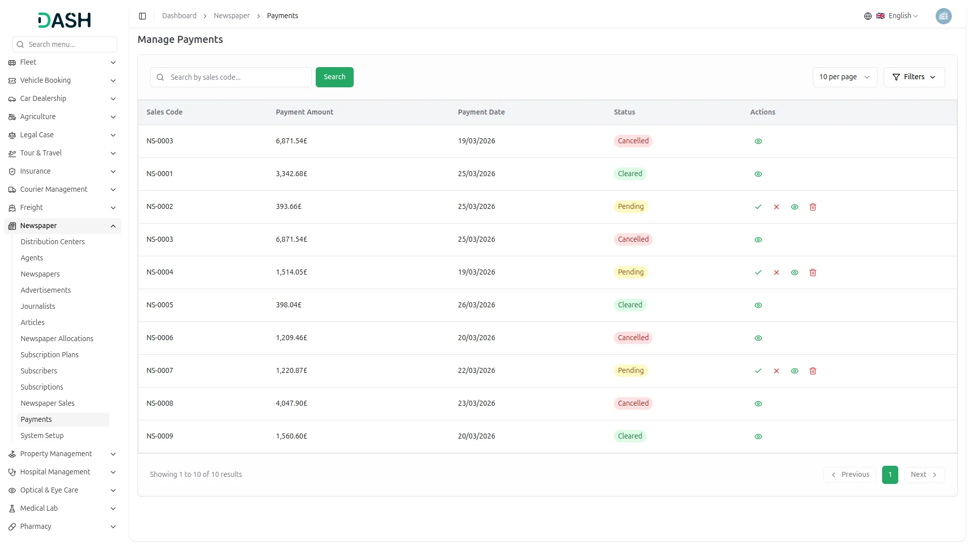 newspaper distribution