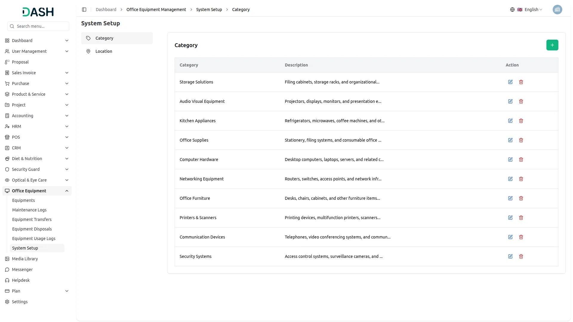 office equipment management