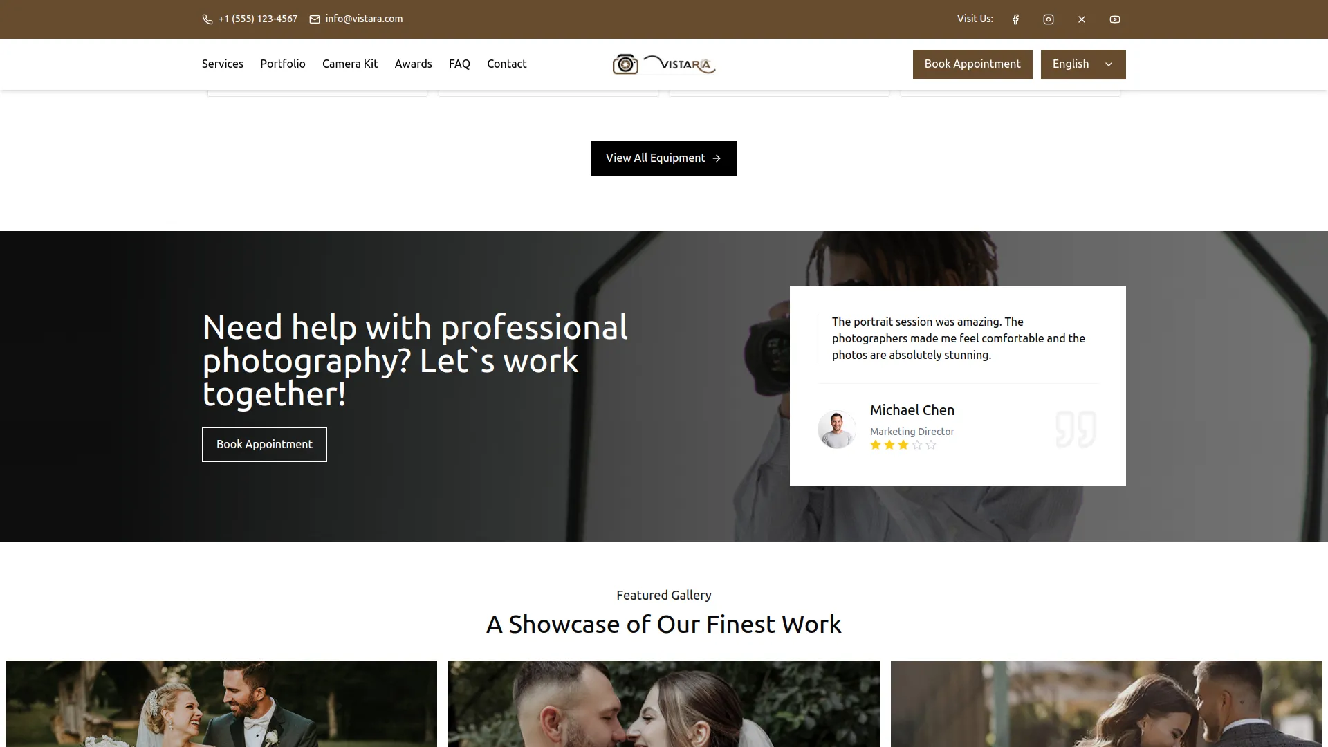 testimonials frontend