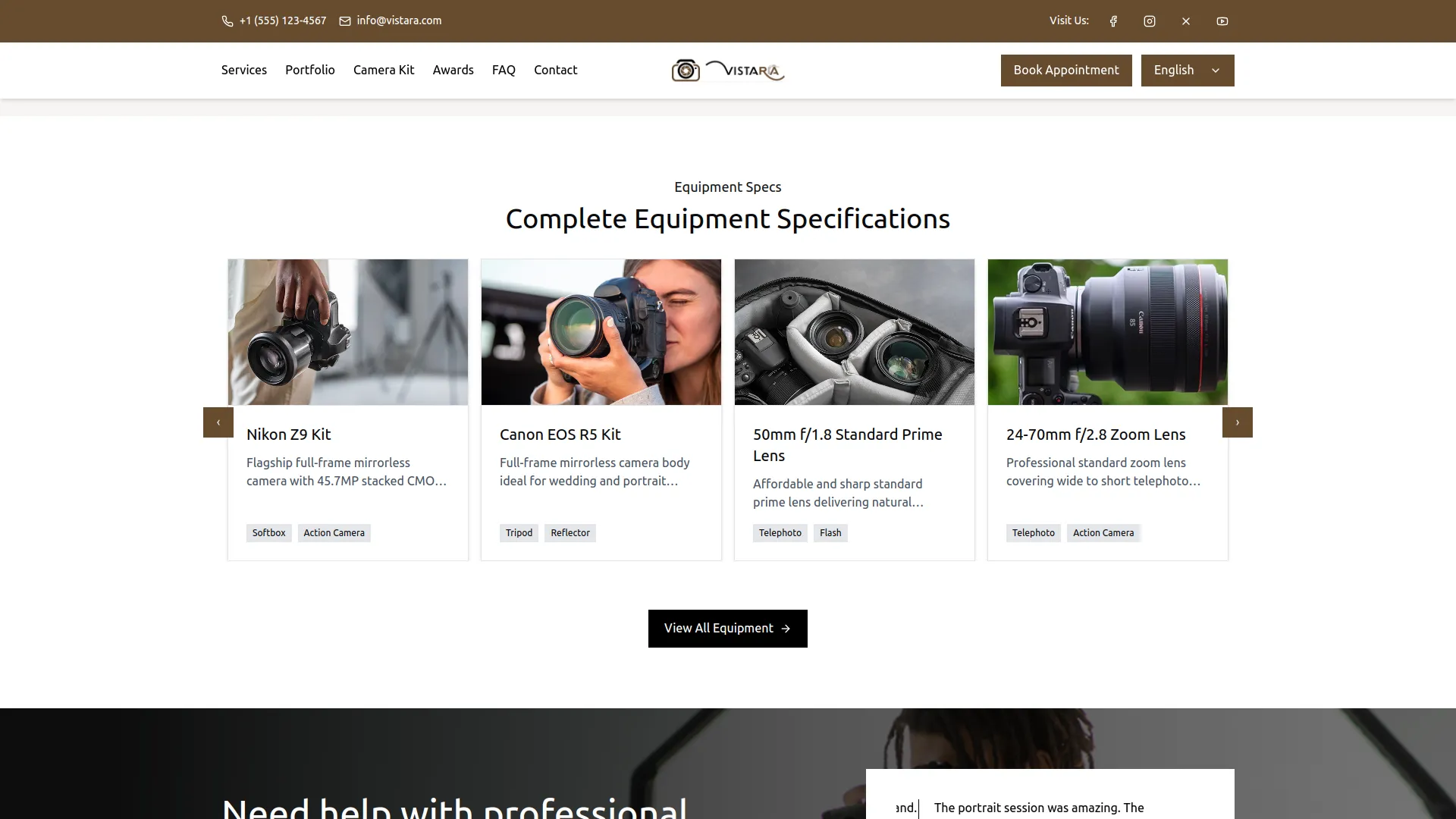 equipment tags frontend