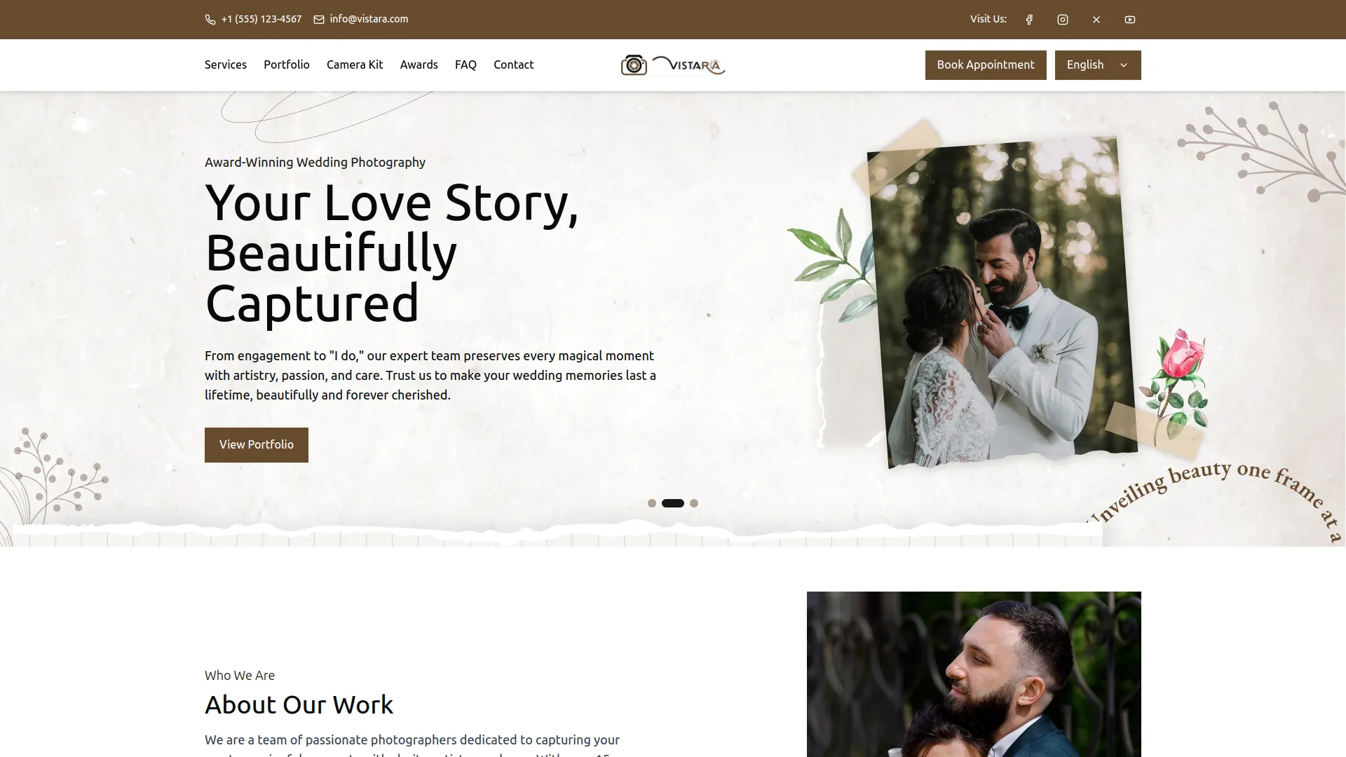 banner section frontend