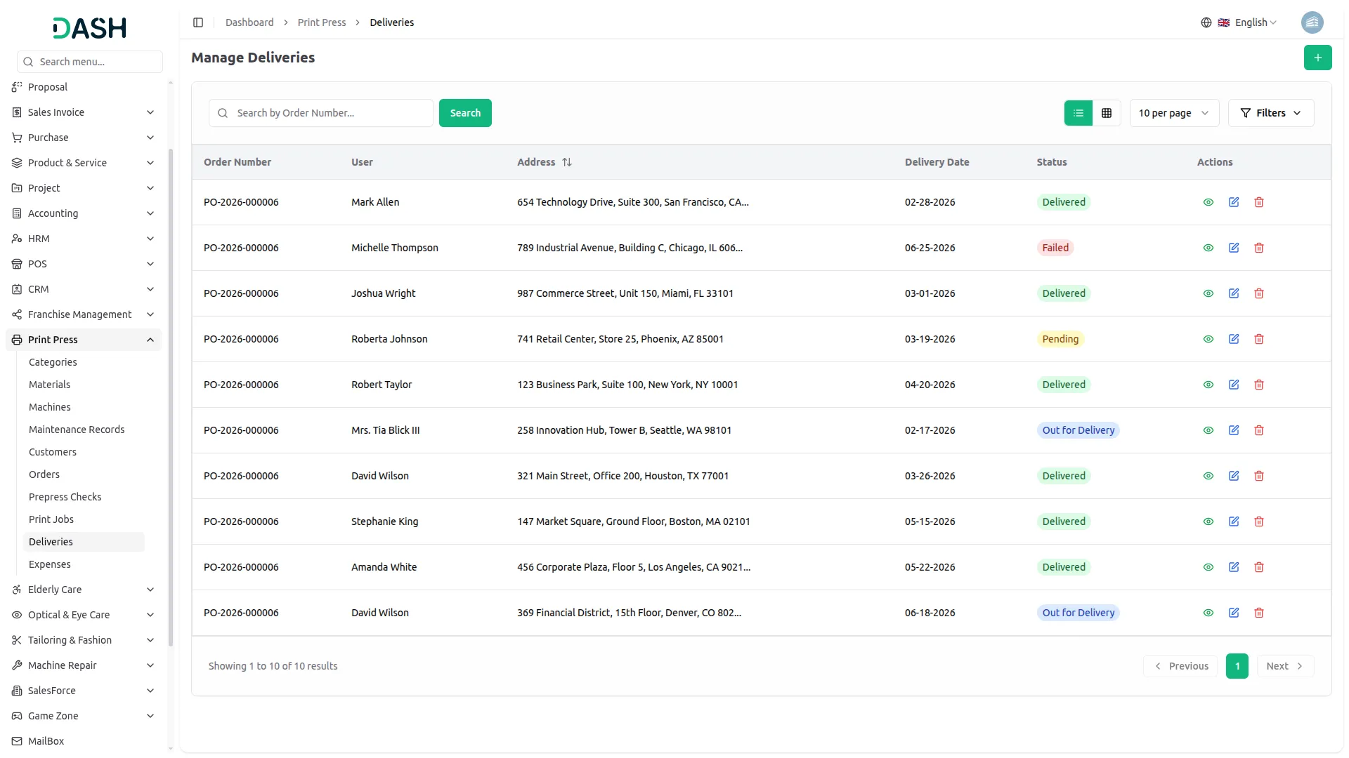 printpress management