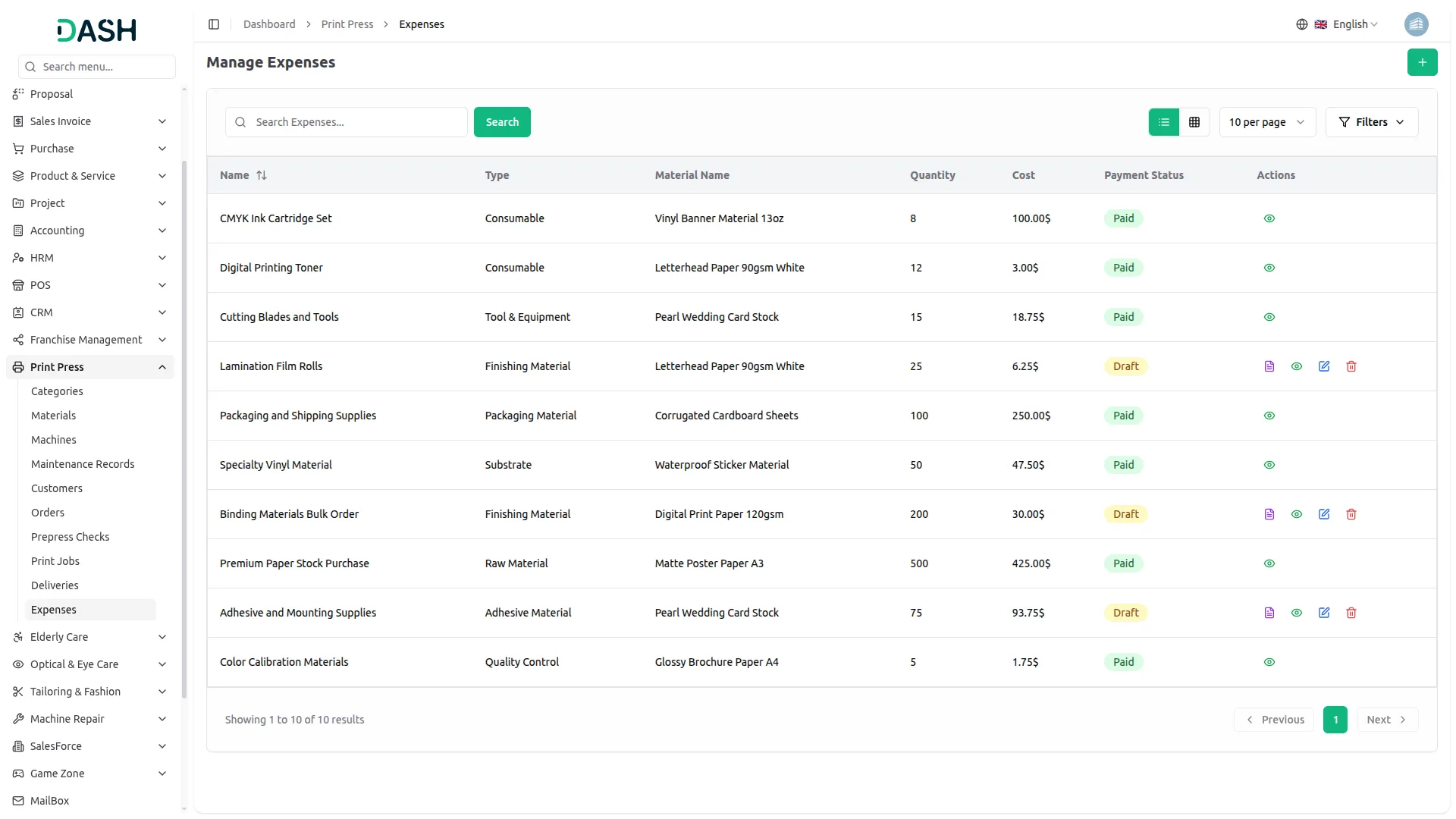 printpress management