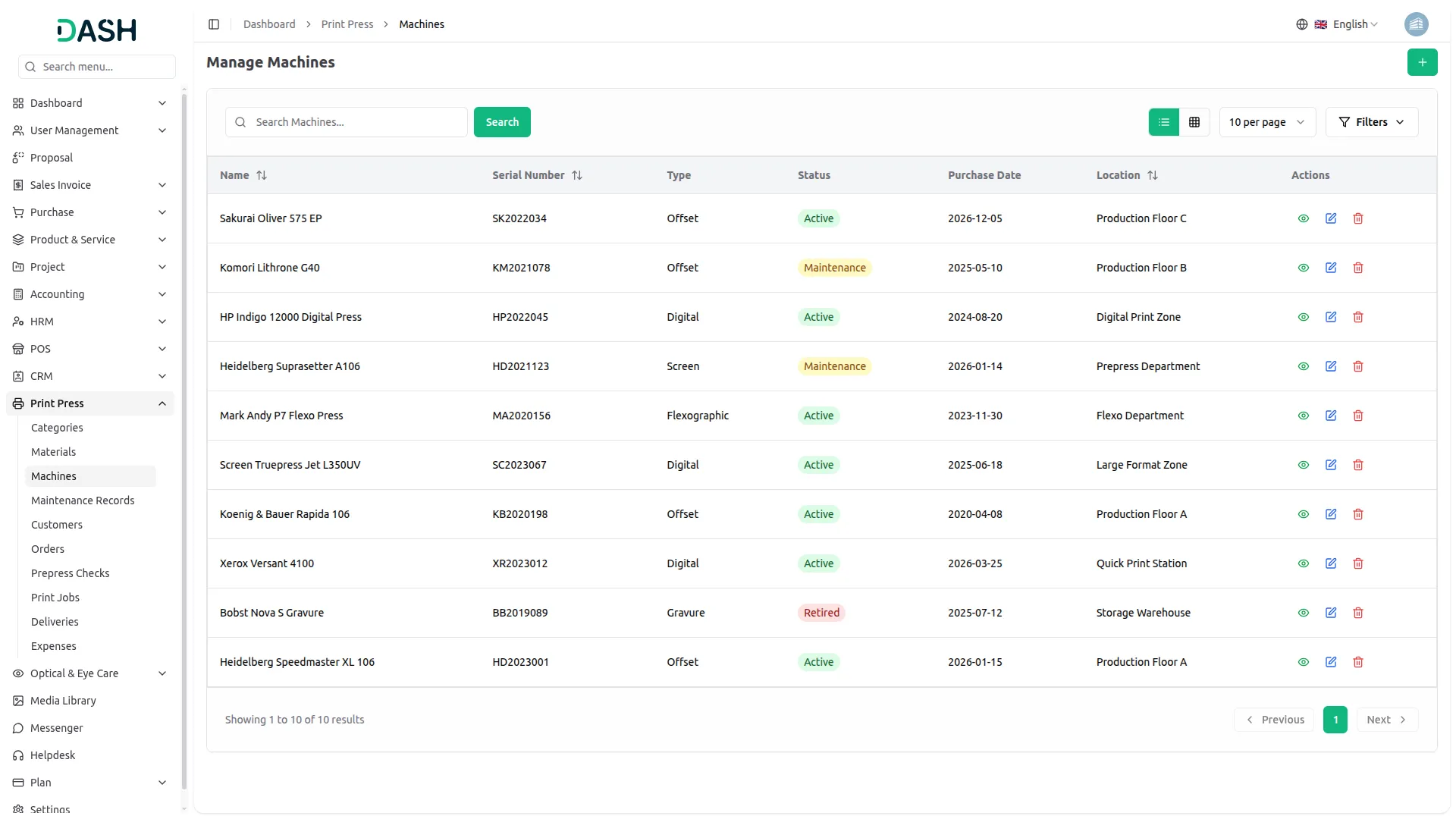 printpress management