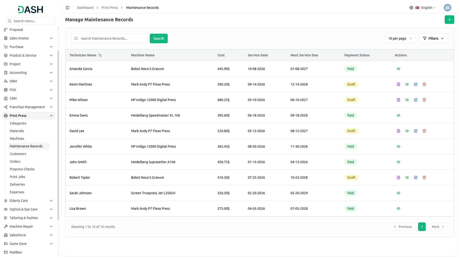 printpress management