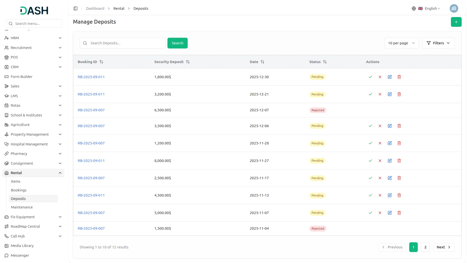 rental-management dash saas