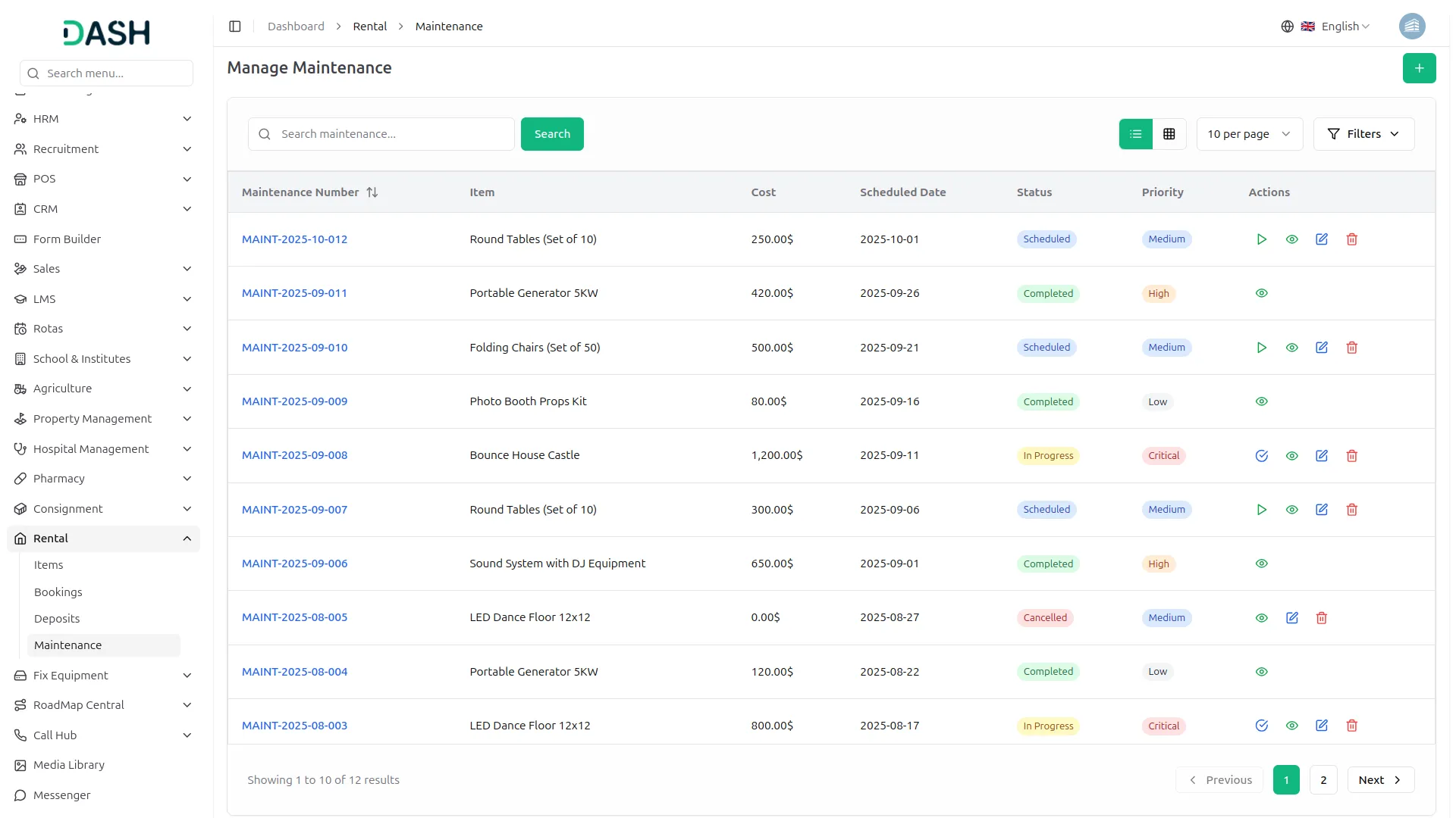 rental-management dash saas