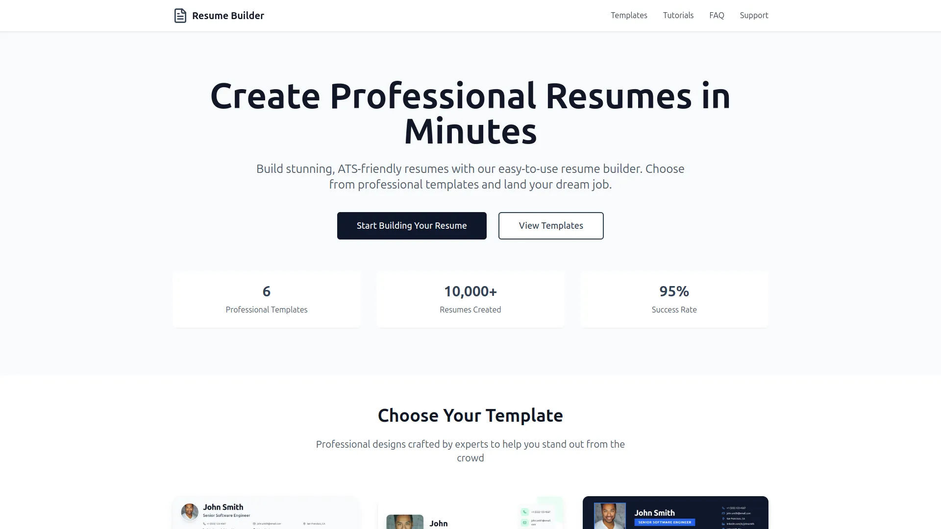 resume builder