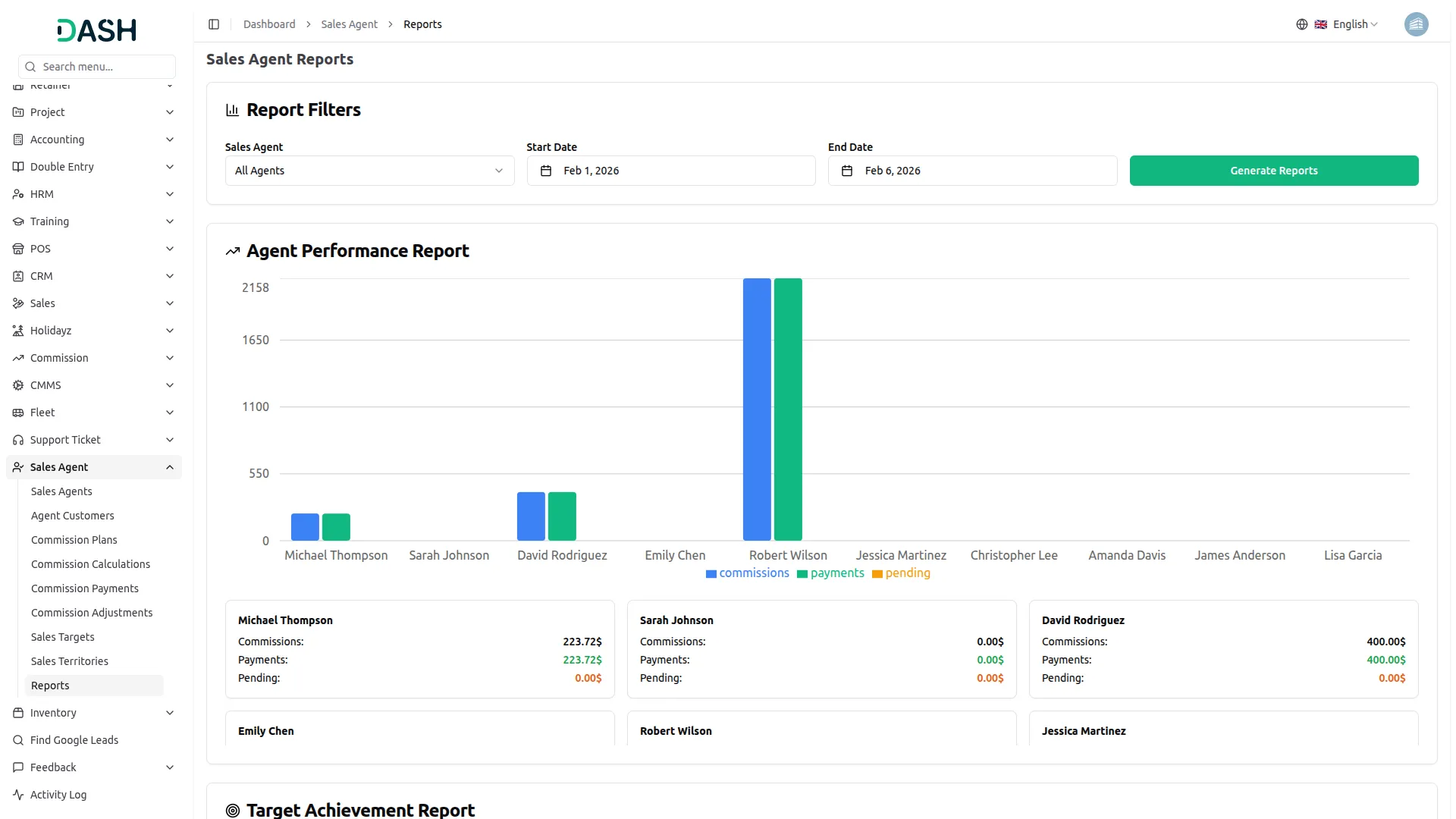 support ticket dash saas