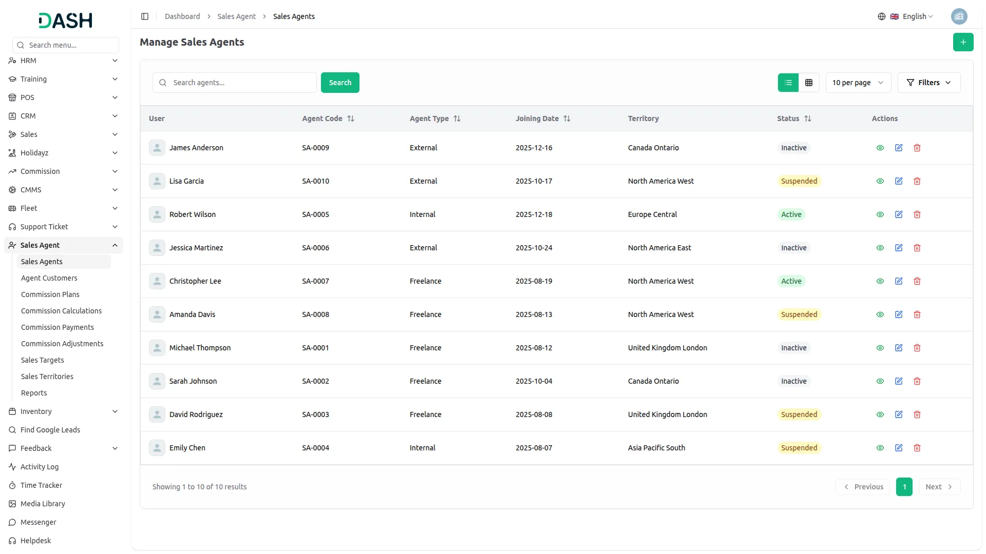 support ticket dash saas