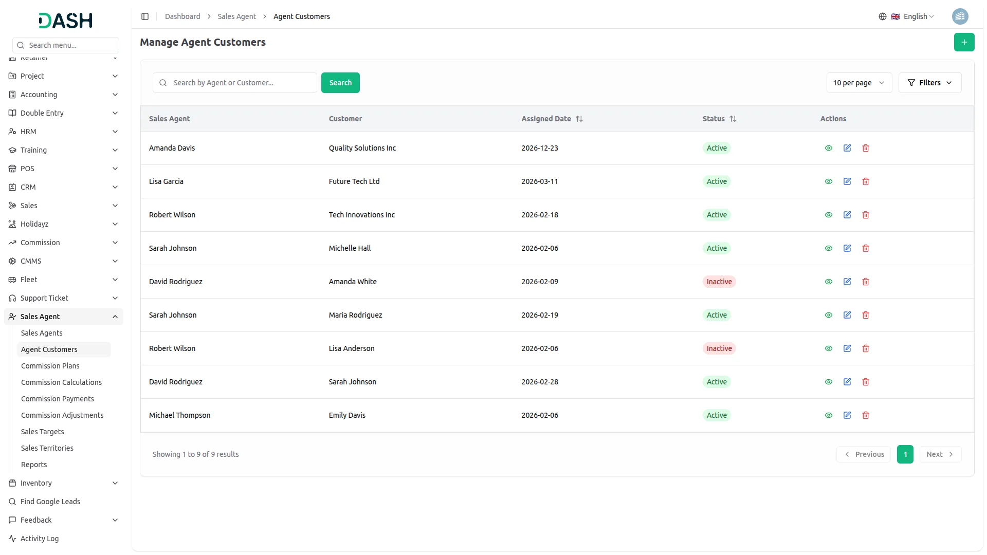 support ticket dash saas