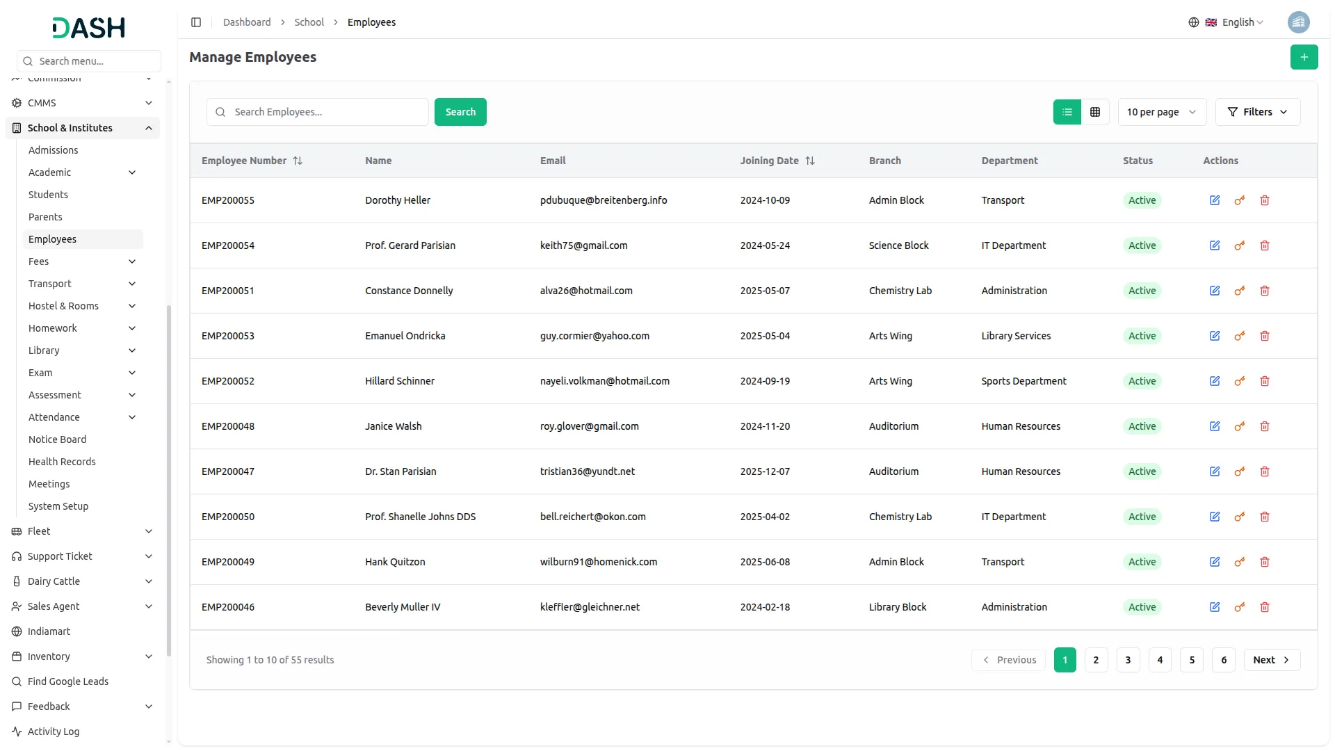 school institute management