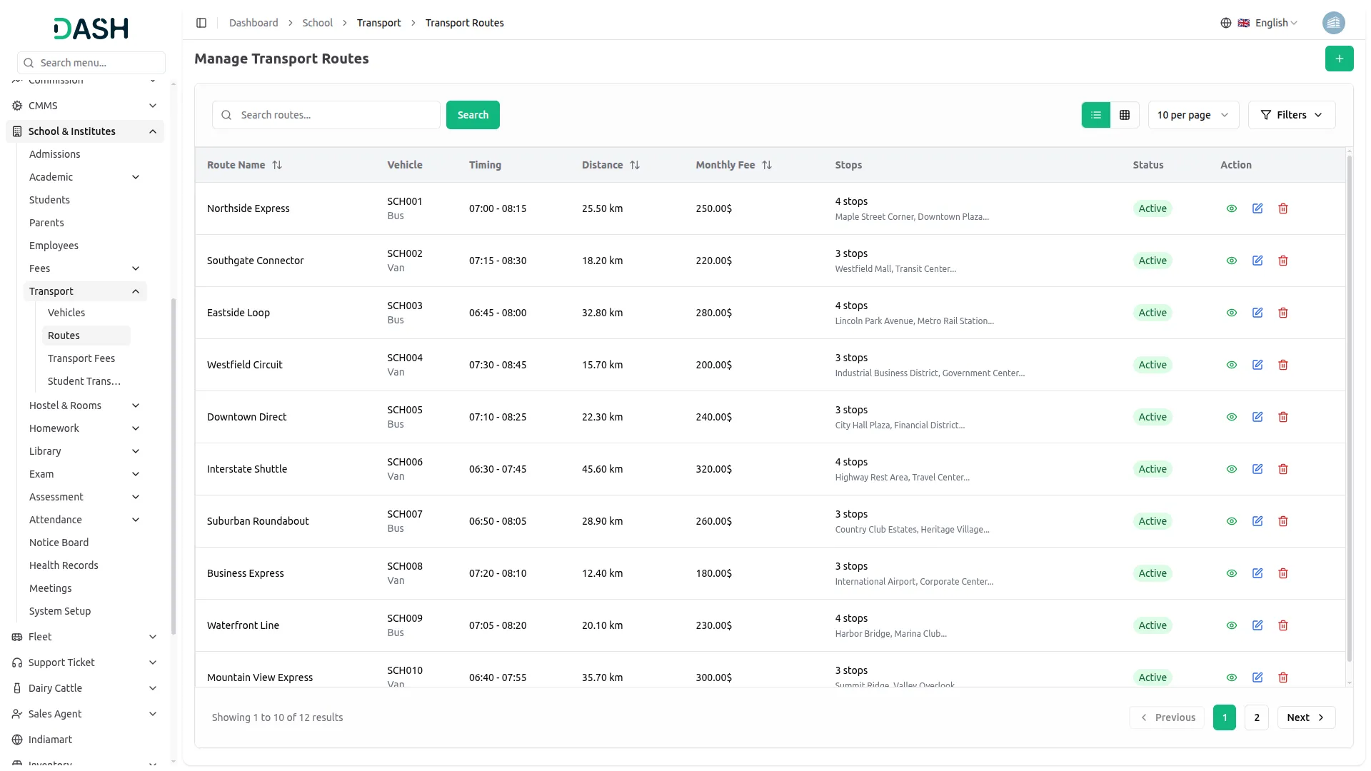 school institute management
