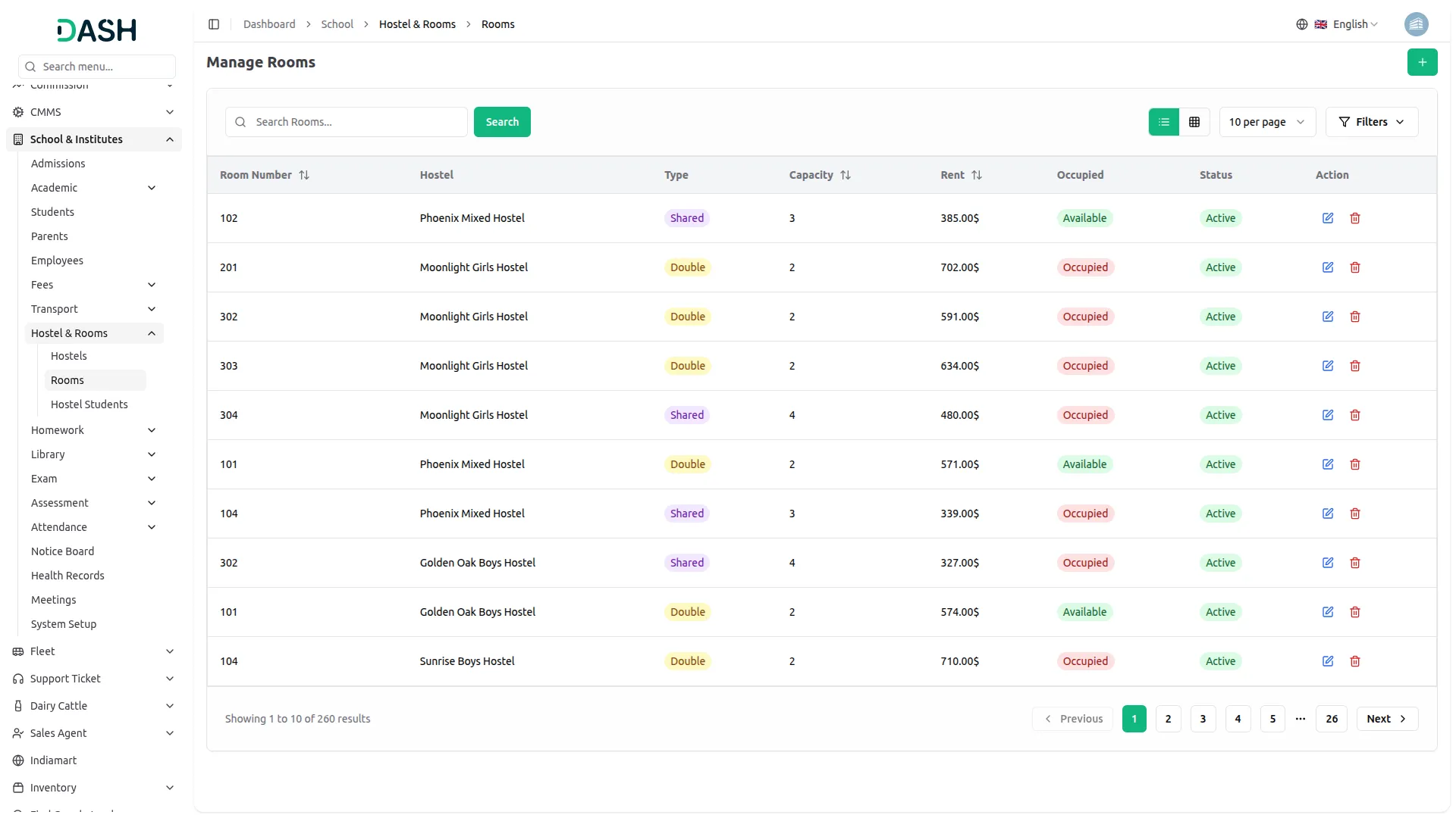 school institute management