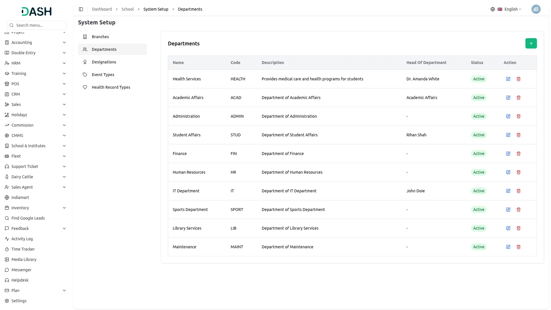 school institute management
