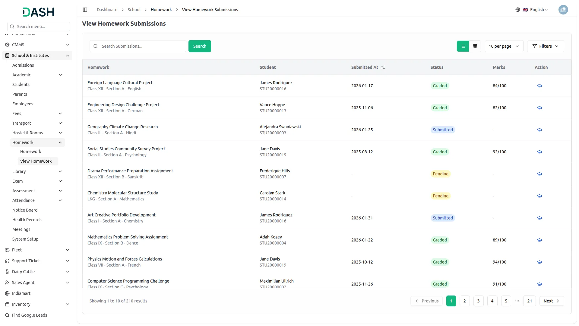 school institute management