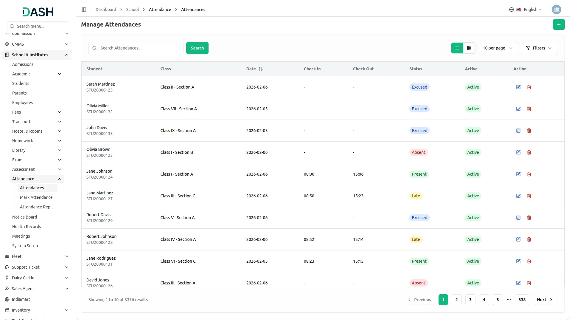 school institute management