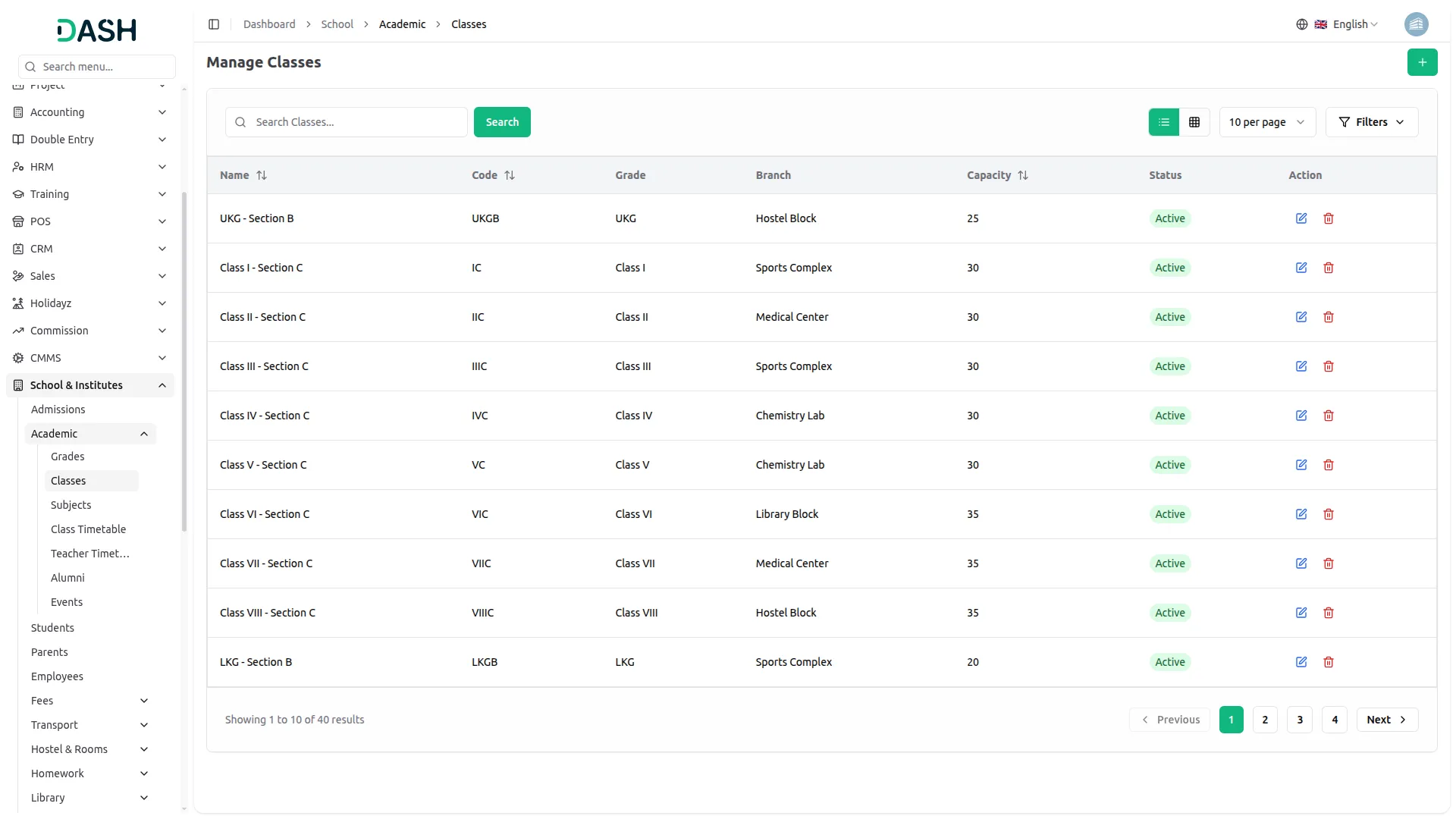 school institute management