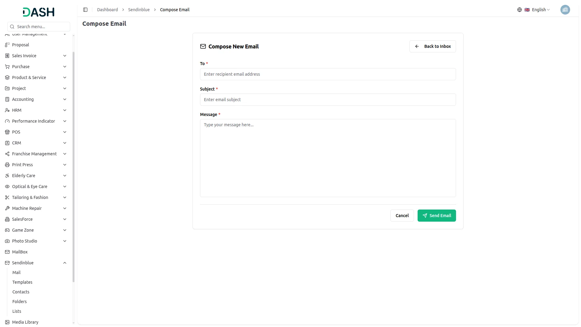 composing and sending emails