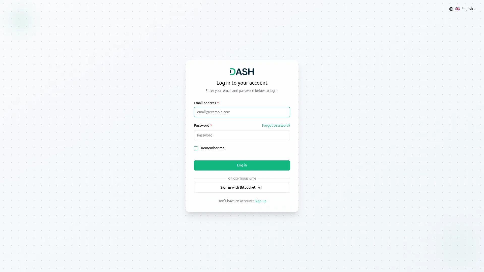 sign-in with bitbucket
