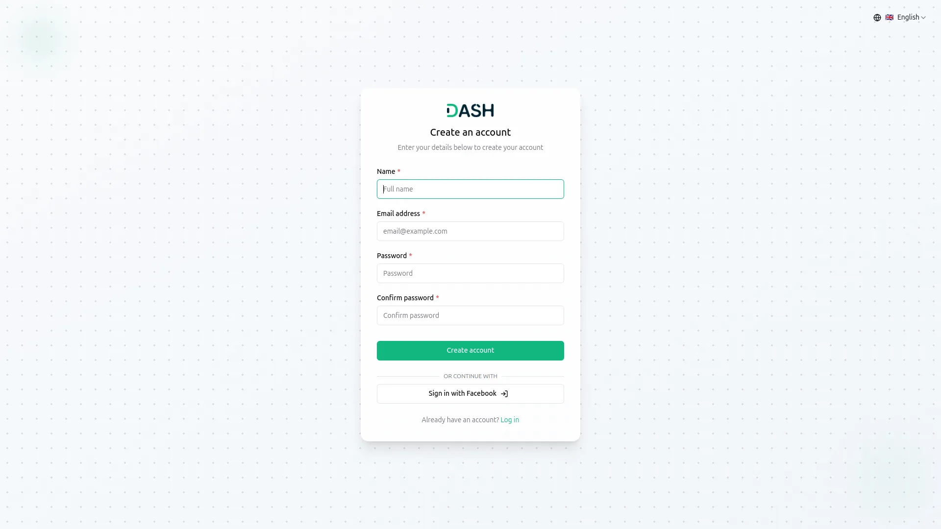 sign-in with facebook