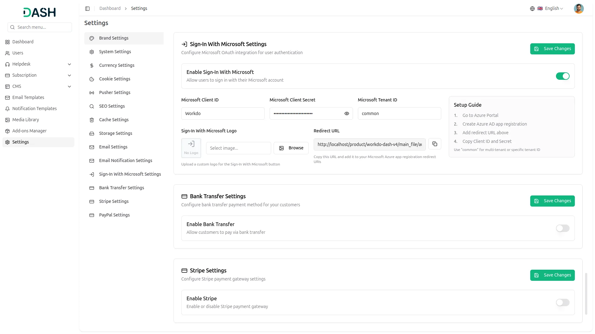 sign-in with microsoft