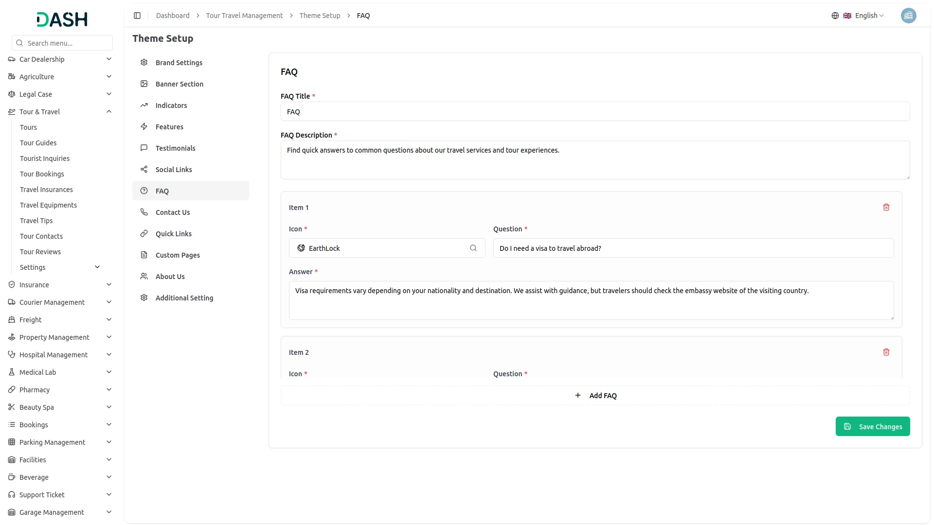 tour and travel management