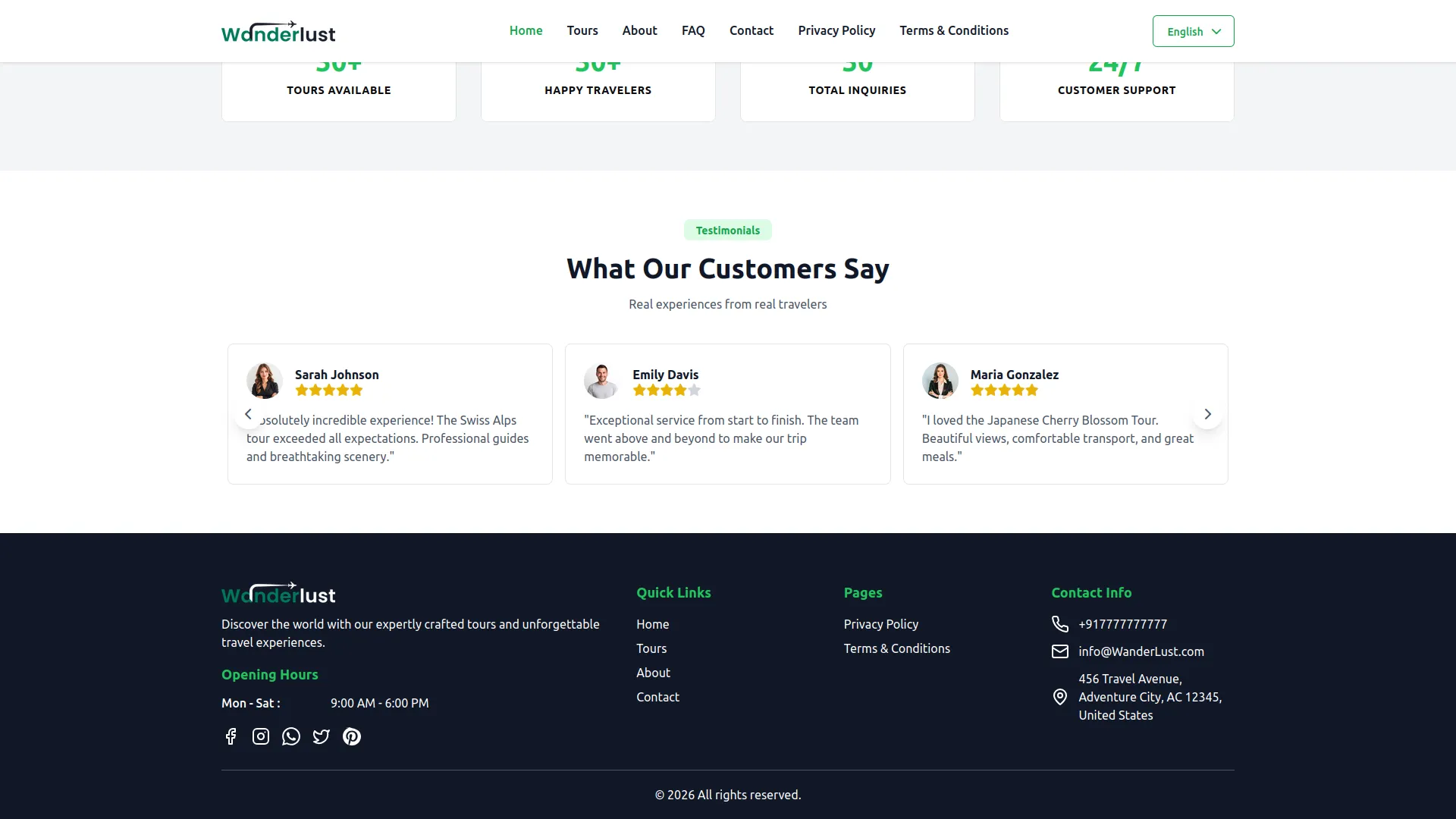 tour and travel management