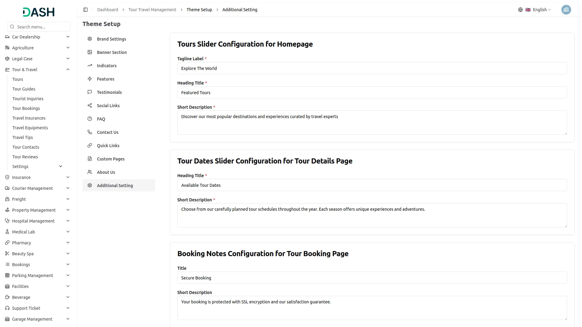 tour and travel management