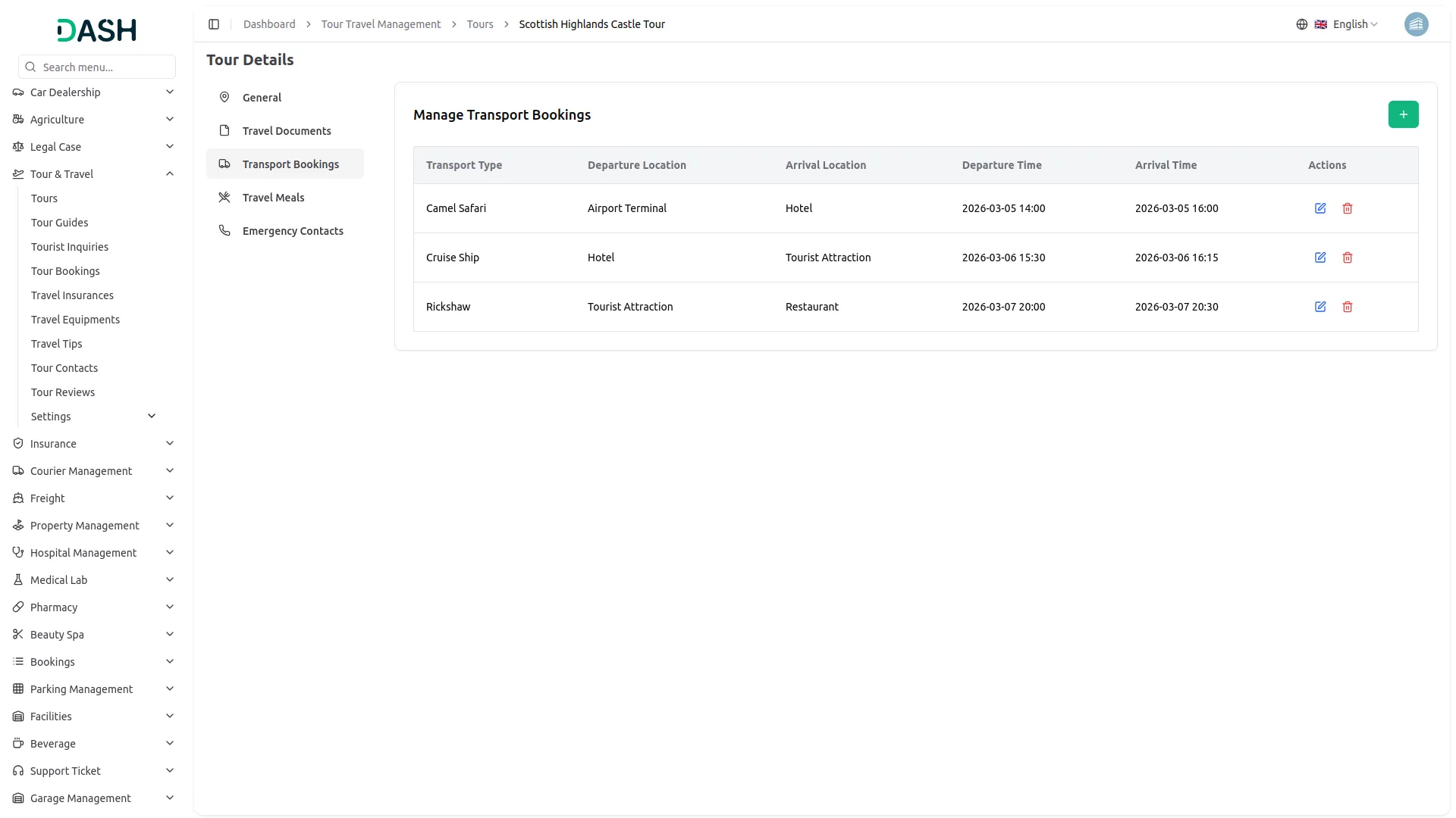 tour and travel management